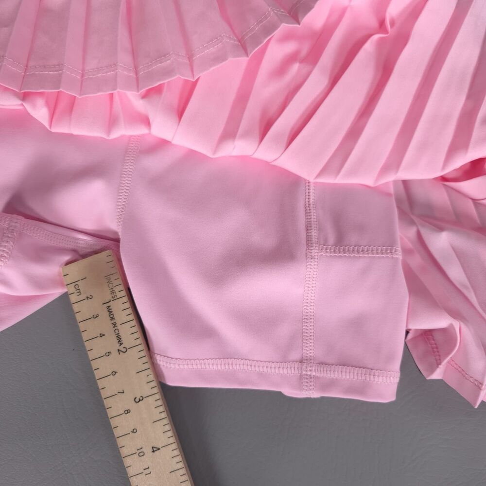 COTTON ON Kids Pink Pleated Tennis Skort Skirt Shorts Girls 7-8 Athletic - Picture 5 of 11